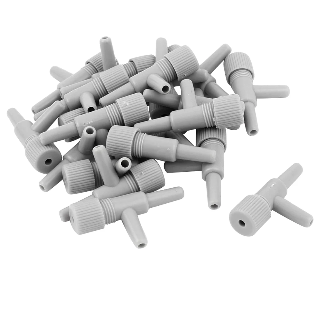 

Aquarium Fish Oxygen Air Line Tubing Flow Control Valve 20 Pcs Gray