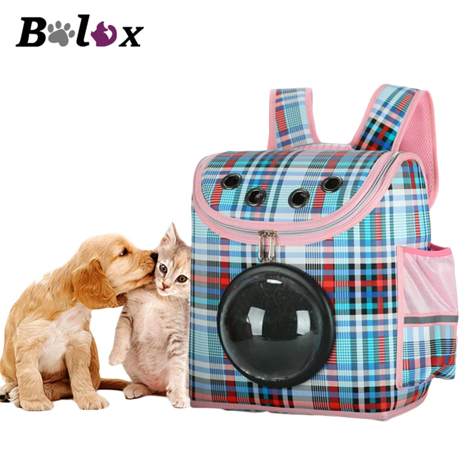 Dog Backpack Outdoor Hiking Travel Cat Carrier Bag Capsule Shaped Pet Breathable Puppy Shoulder | Дом и сад