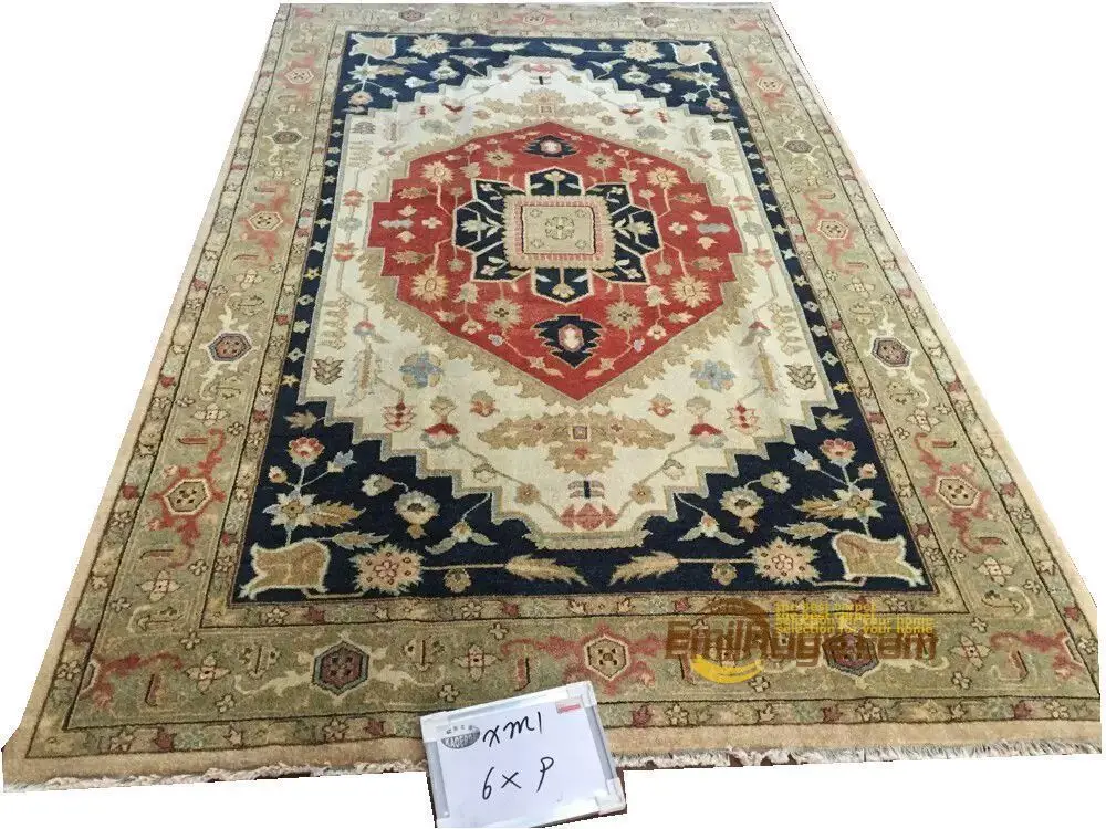 

Original single export Turkish handmade carpets OUSHAK Ozarks pure wool carpet XM1 6x9gc47zieyg28