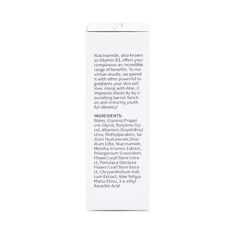 Melao Niacinamide запас витамина B3 Успокаивающая Увлажняющая Маска для уменьшения пор