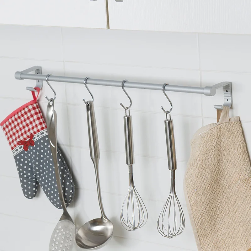 ORZ двойная вешалка для полотенец с крючками держатель кухонных Держатель