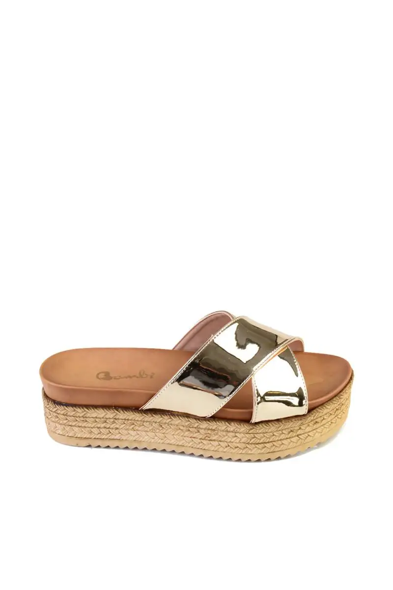 Bambi Gold Women 'S Slippers F0301585139