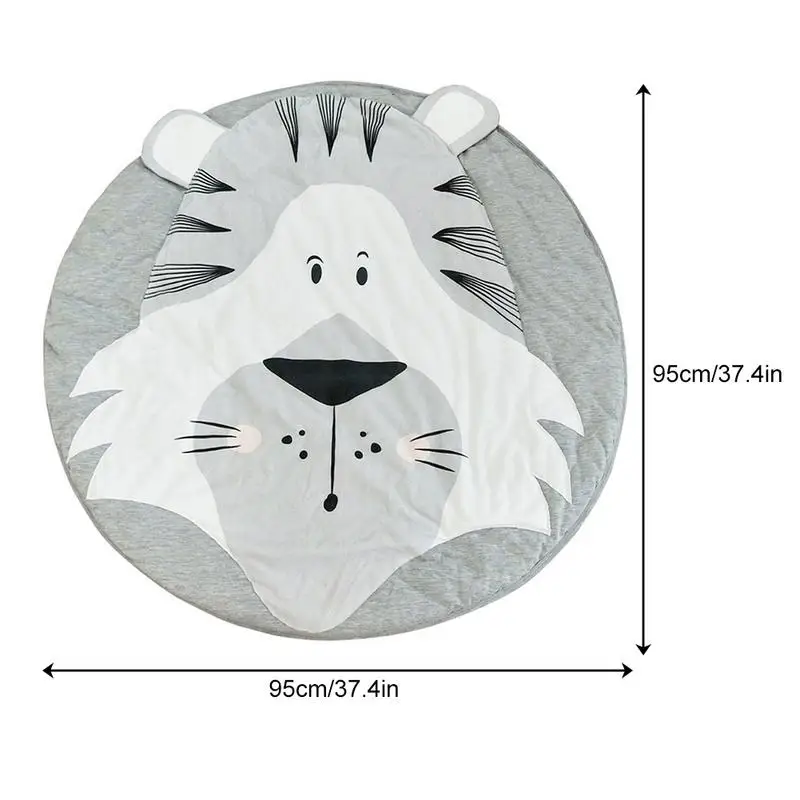 

95cm Popular Baby Infant Play Mats Kids Crawling Carpet Floor Rug Baby Bedding Cushion Cotton Game Pad Children Room Mat