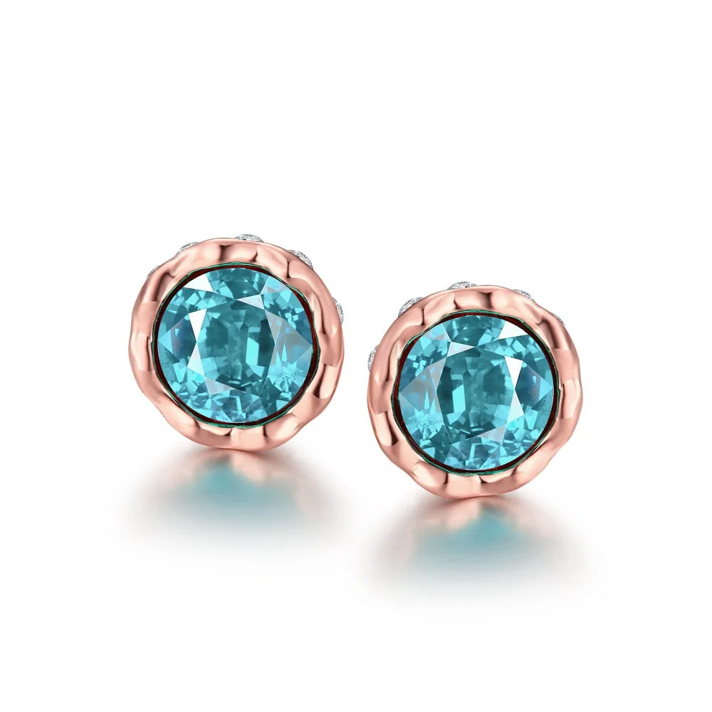New Fashion jewelry High grade heart earrings for women Crystals From Austrian woman girl gift | Украшения и аксессуары