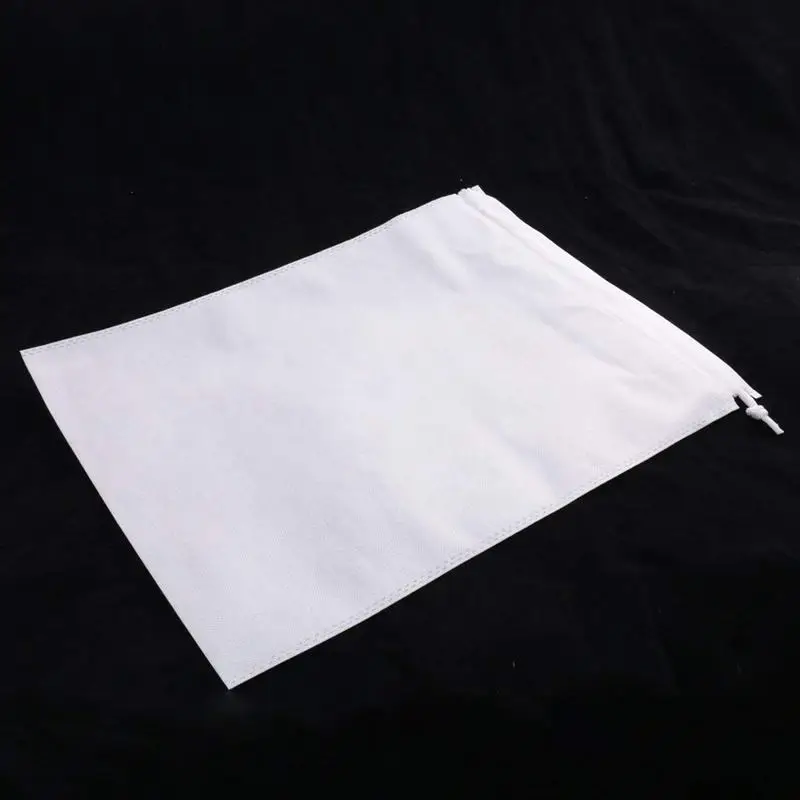 Нетканый тканевый мешок для хранения аккуратно большой (10 листов) белый размер
