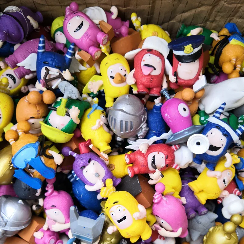 Горячая Распродажа уникальные 20/10 шт./лот Oddbods игрушки Фигурки Zee Jeff