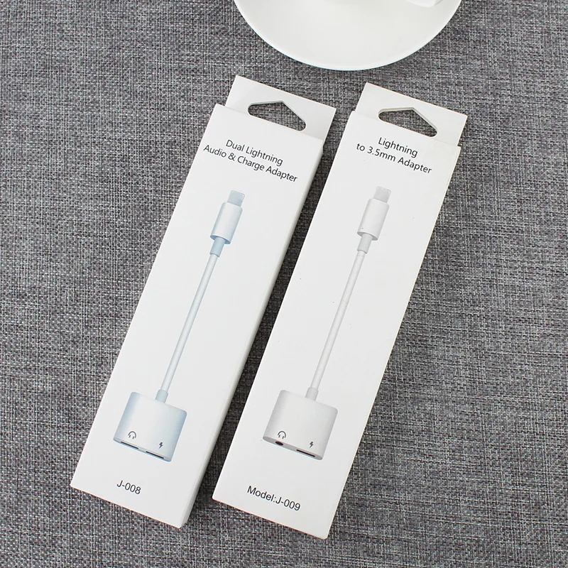LISM 2 в 1 наушники аудио адаптер для Lightning Jack наушников Aux iPhone 7 8 Plus X XS сплиттер