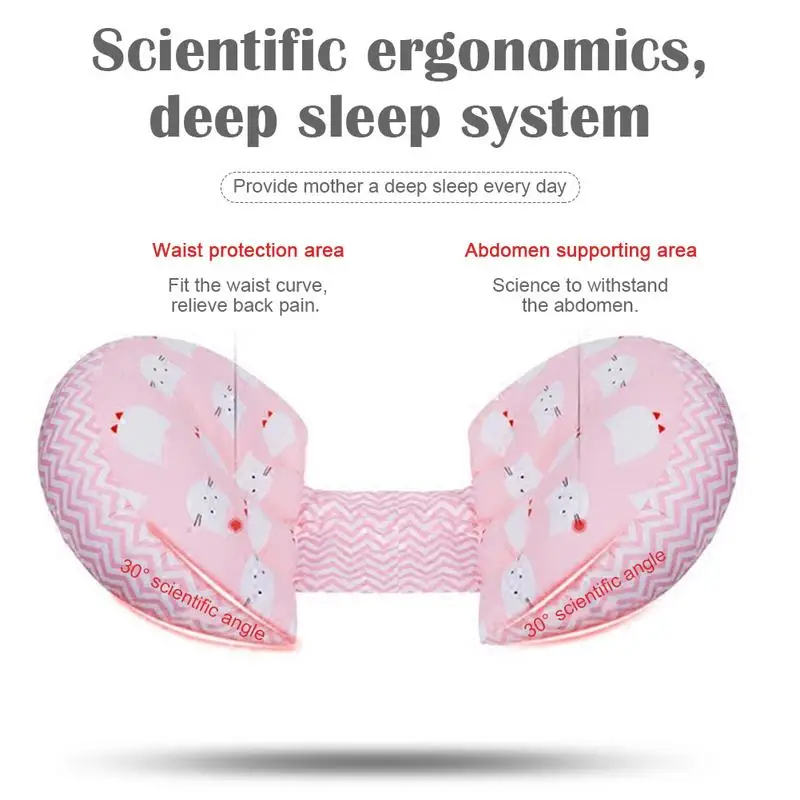 

Pregnant Pillow Stomach Multi-function U-shaped Pillows Cushion Best Support For Belly Back Leg Hip Prenatal Supplies