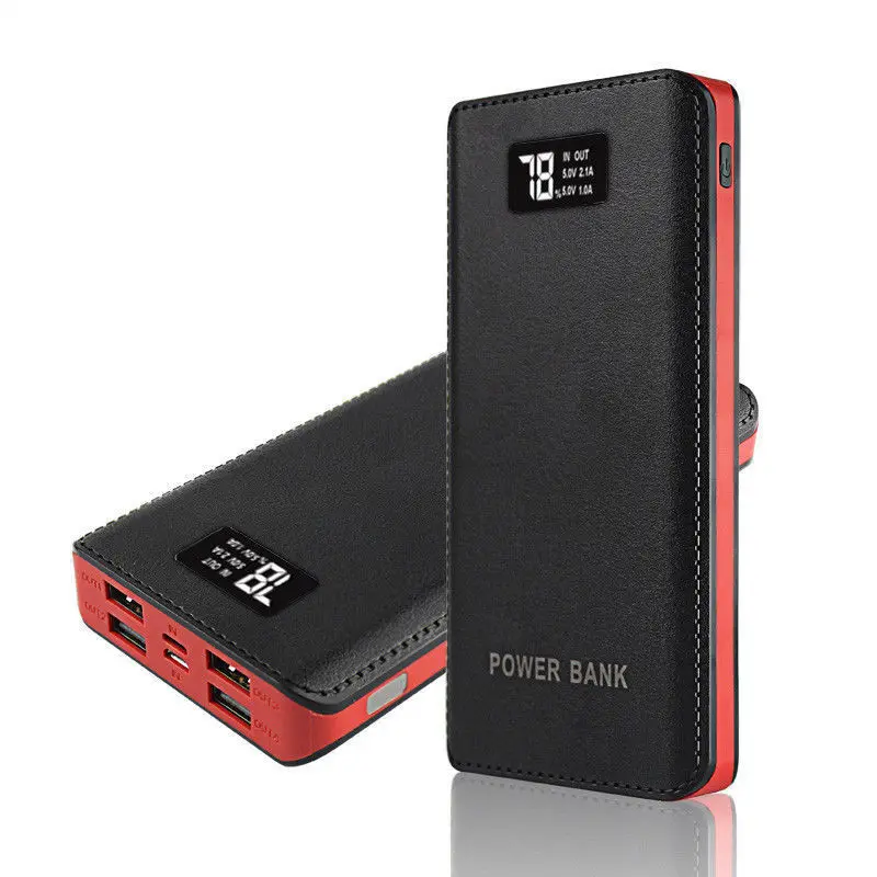 4 USB 500000 мАч Внешний аккумулятор Внешнее зарядное устройство порта для зарядки
