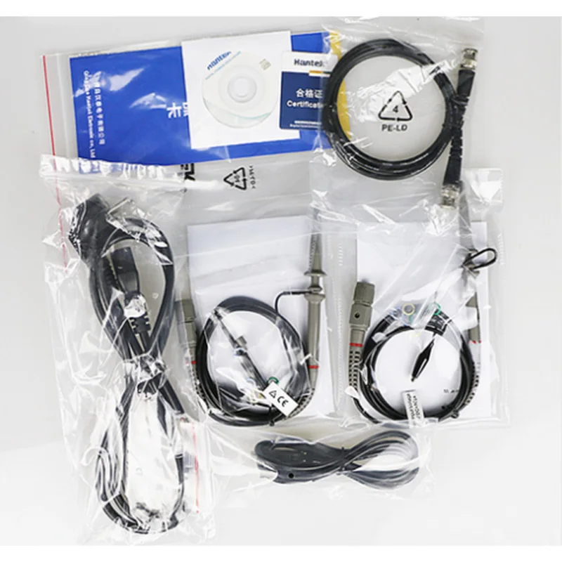 Hantek 2 in1 цифровой осциллограф DSO4072S DSO4102S DSO4202S 70 МГц 100 200 2CH 1GSa + Натяжной канат длиной