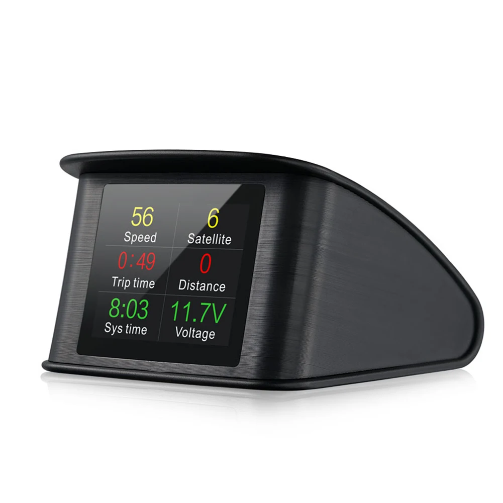 Универсальный Автомобильный цифровой дисплей HUD тестер скорости тормоза GPS