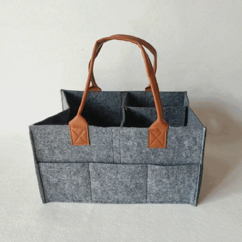 Складной большой ёмкость портативный фетр пеленки для новорожденных сумка