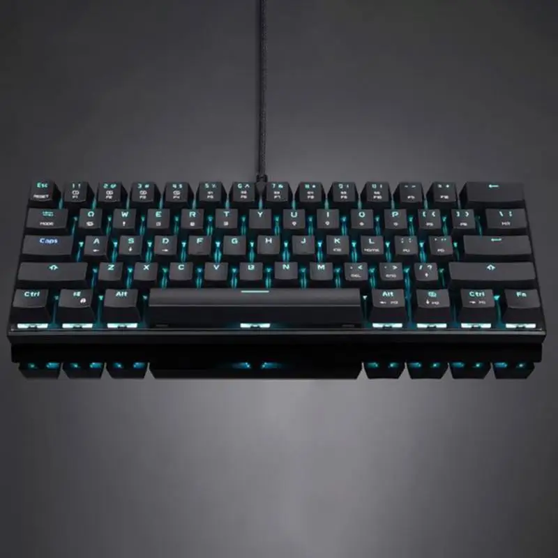 Motospeed CK62 61 клавиши механическая клавиатура Проводная + Bluetooth синий переключатель