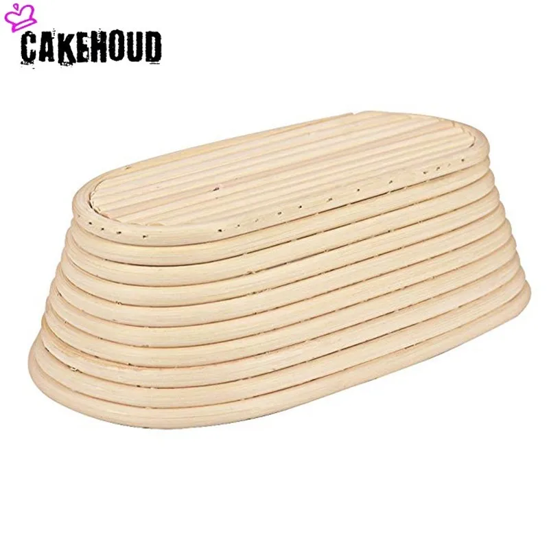 CAKEHOUD круглая корзина для ферментации хлеба из натуральной лозы профессиональная