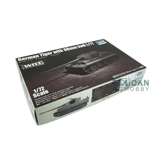 Trumpeter 1/72 07164 немецкая емкость для Тигра 88 мм ствол KWK L/71 набор статических