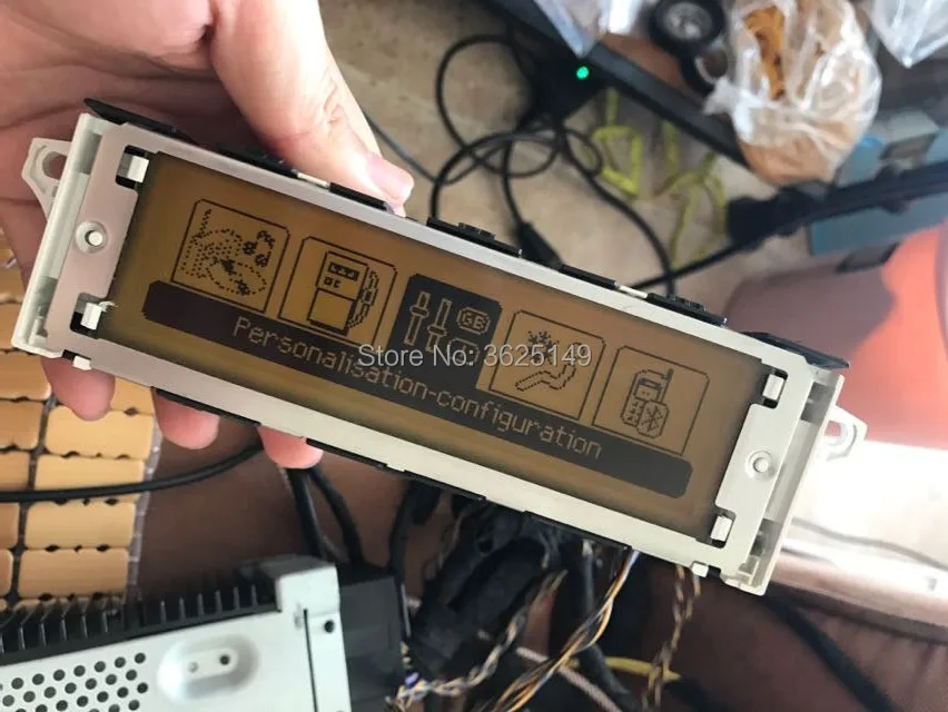 10 шт. желтый Экран 5 Поддержка меню Bluetooth дисплей монитор 12pin для Peugeot 307 207 408 citroen C4 C5