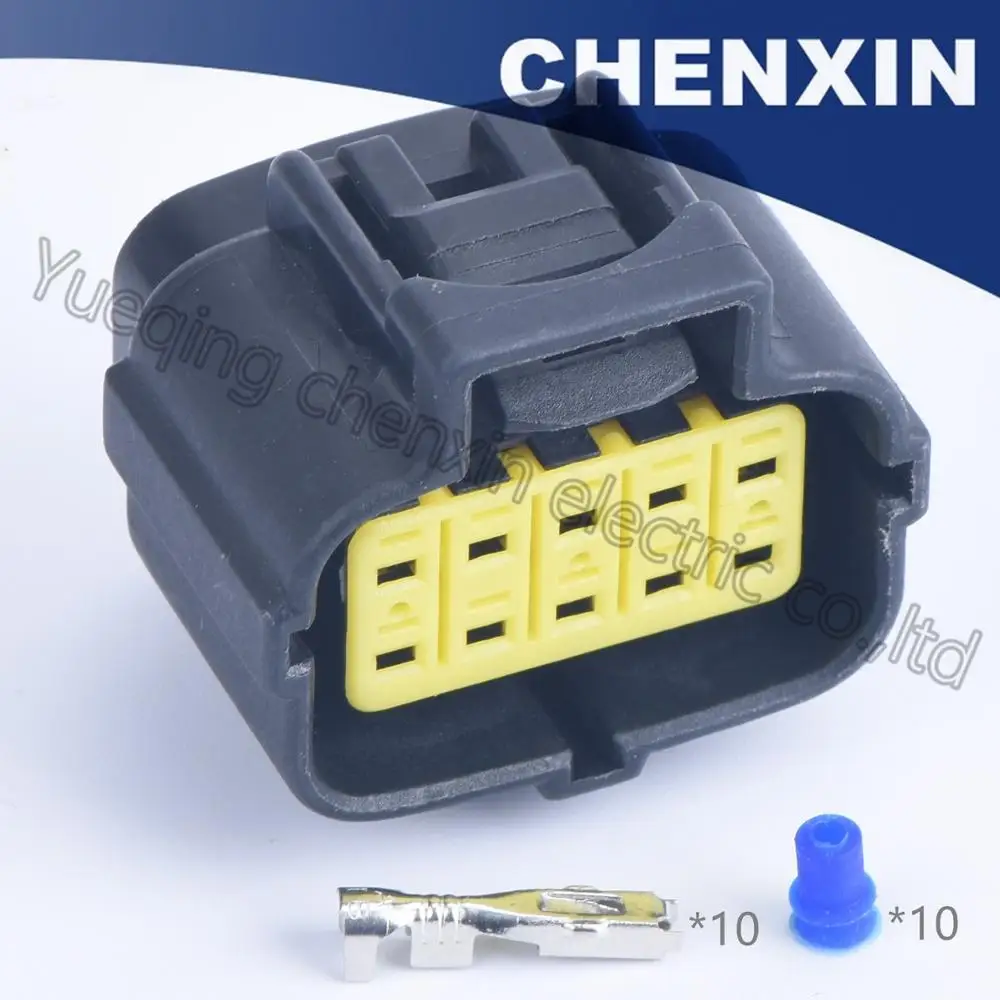 

Черные Автомобильные Разъемы 10pin, инструмент для монитора, разъем 1,8 дюйма, 174655-2 пластиковые электрические жгуты, адаптеры