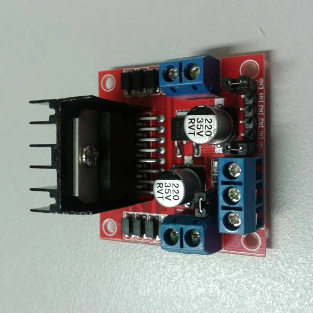 1 шт. новый двойной H Мост DC шаговый двигатель привод контроллер плата Модуль L298N