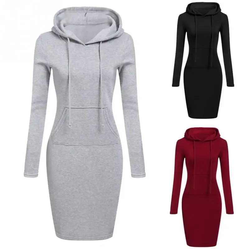 Женский свитер с капюшоном Тонкий Повседневный джемпер длинным ворсом на осень