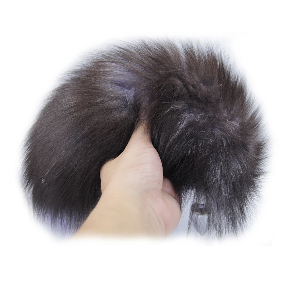 Новинка 2019 оптовая продажа забавных гладких хвостов лисы