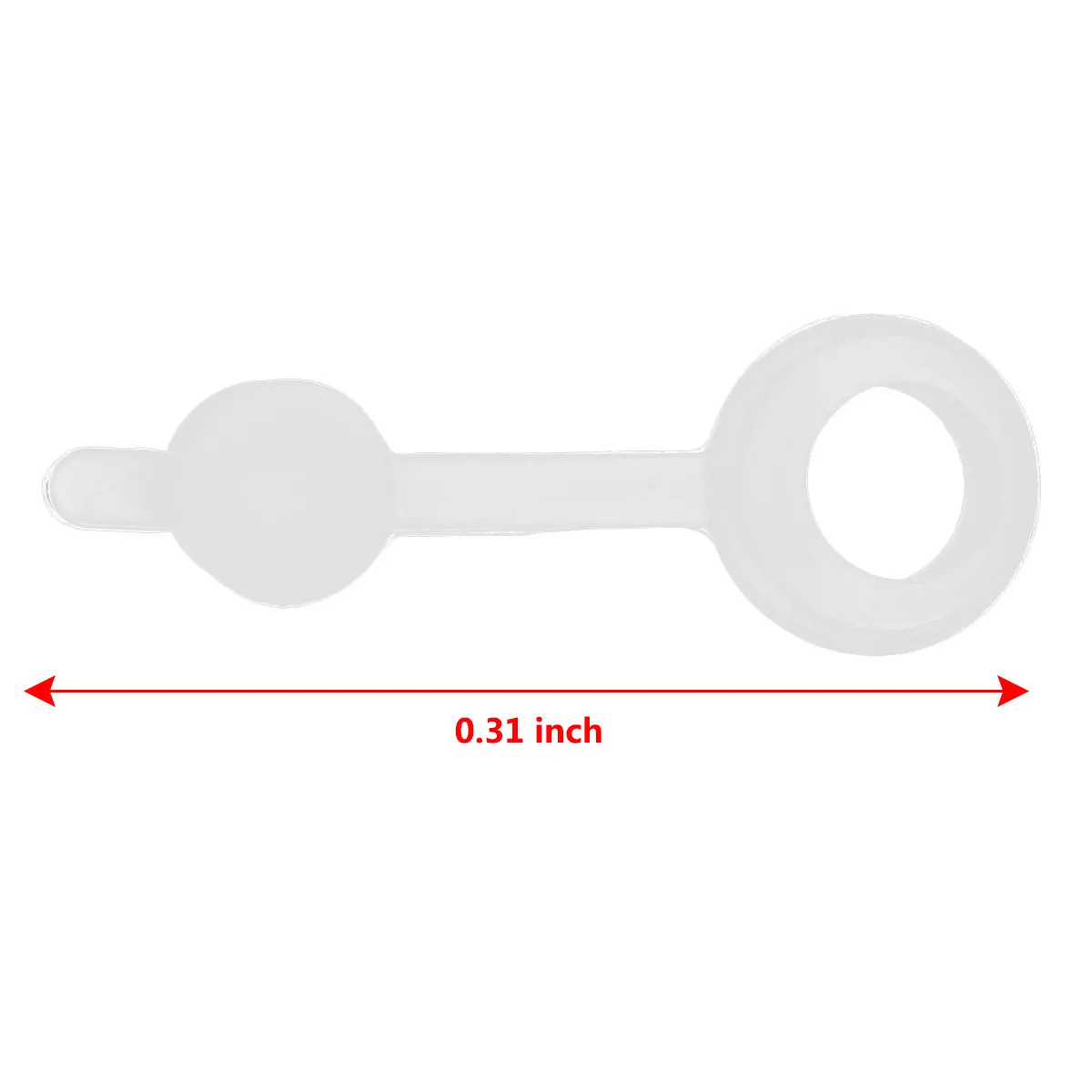 50 шт. силиконовая трубочка отверстие втулки с прикрепленными Вилки для