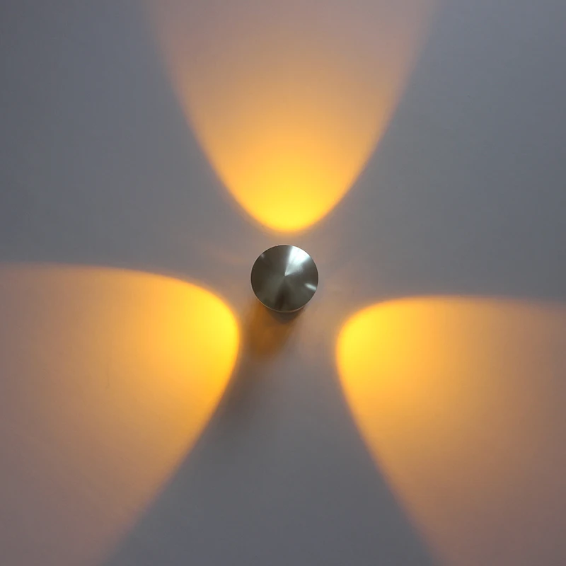 Простой 3 Вт светодиодный алюминиевый потолочный светильник для фойе AC85 265V