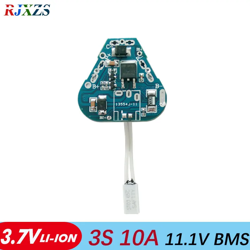 Защитная плата для литий ионного аккумулятора 3S 10A 11 1 В DIY BMS PCM bms pcm без