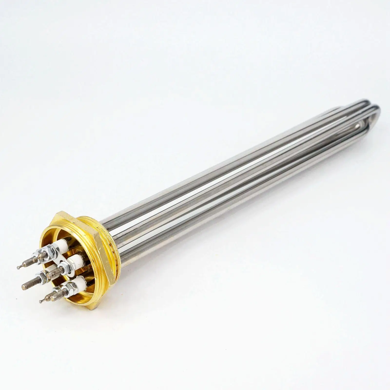 220 В 12000 Вт DN40 1-1/2 &quotBSP наружная латунная головка и трубка из нержавеющей стали 201