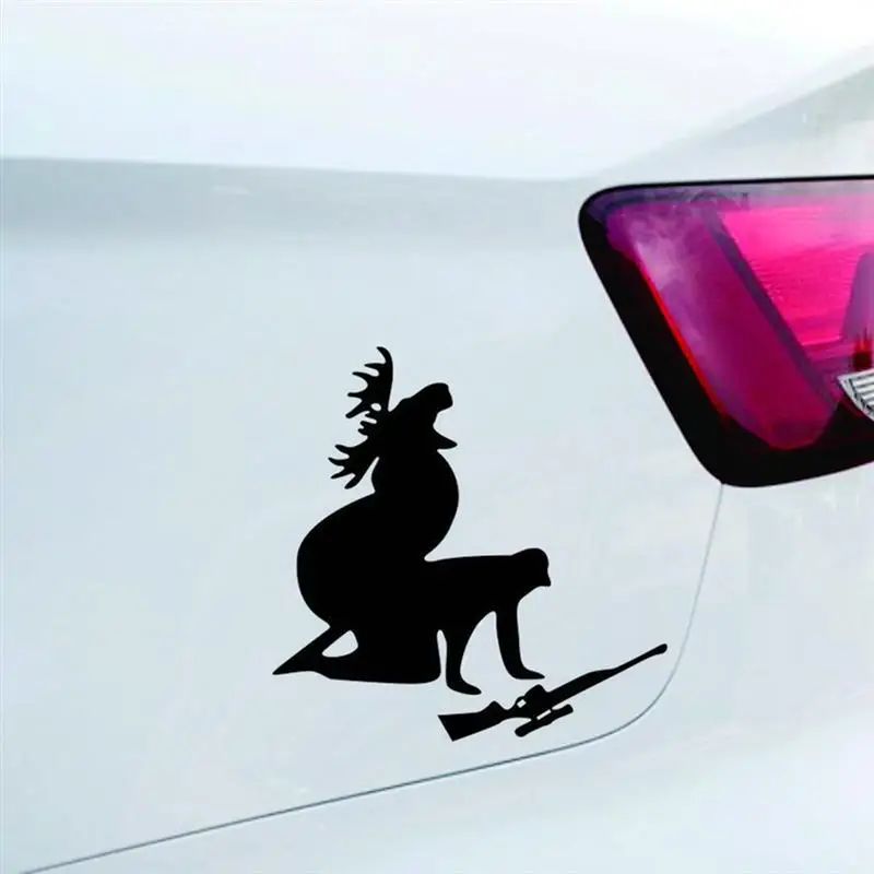 1 шт. забавная наклейка для автомобилей Moose и Hunter Авто наклейки Стайлинг Декор