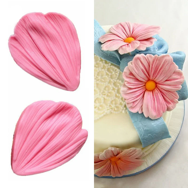 Горячие формы для печенья 1 пара силиконовая форма выпечки лепестки цветов