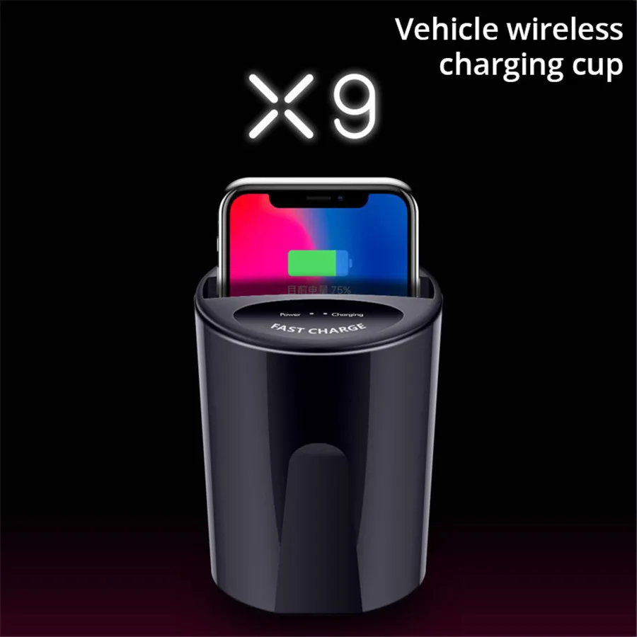 Универсальное Быстрое беспроводное автомобильное зарядное устройство для iPhone