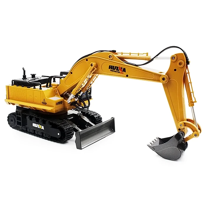 HUINA TOYS 1510 1:16 2 4 GHz 11CH RC экскаватор из сплава RTR механический звук/вращение 680