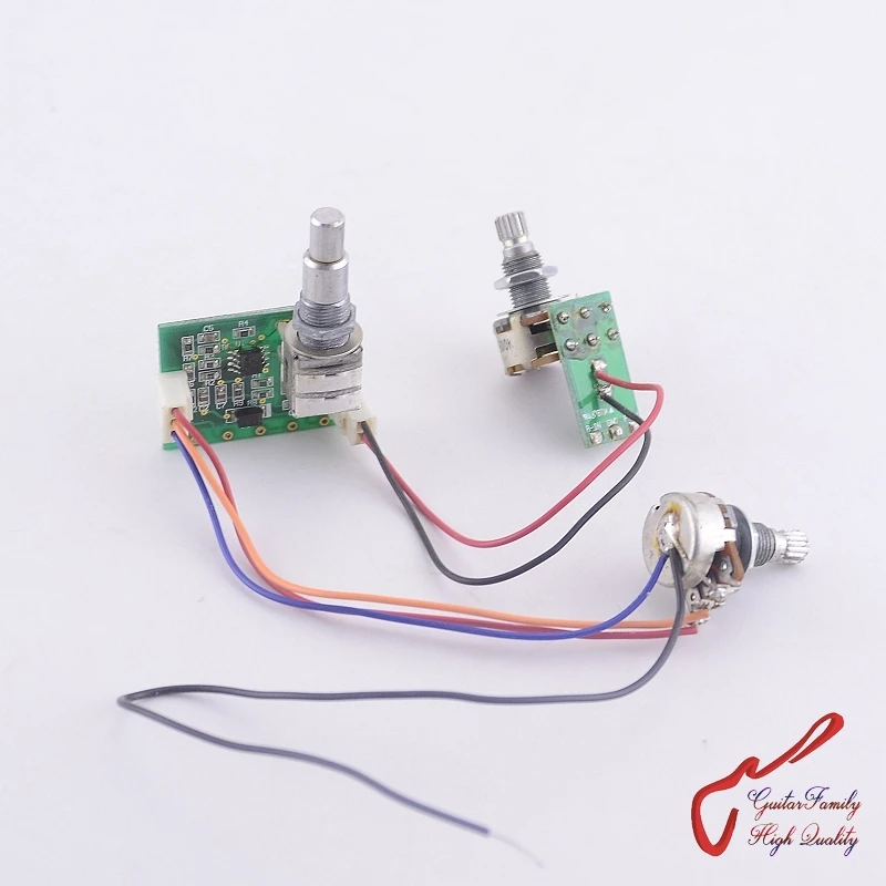 1 комплект Preamp Circuit Family Active 2 Band EQ для пассивного захвата басов Сделано в Корее