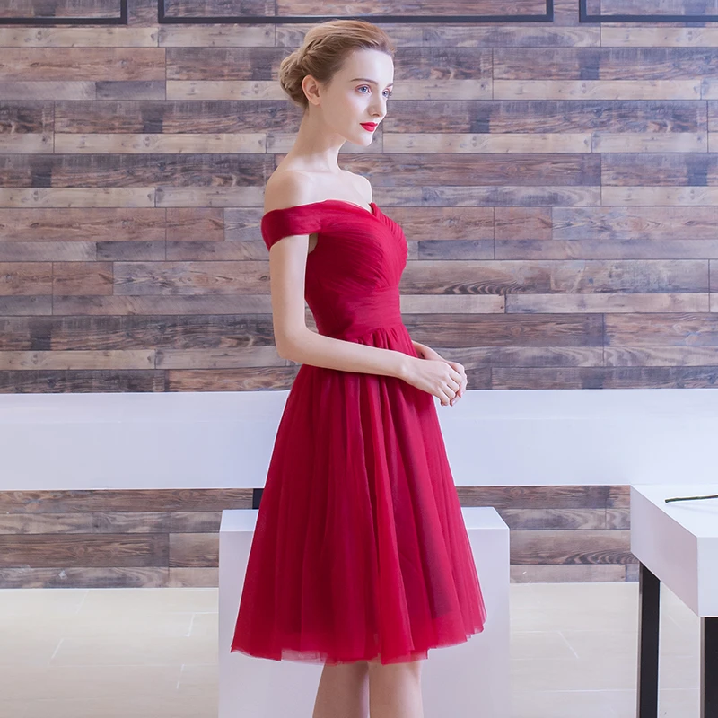 Плиссированные женские вечерние платья для выпускного вечера короткое платье