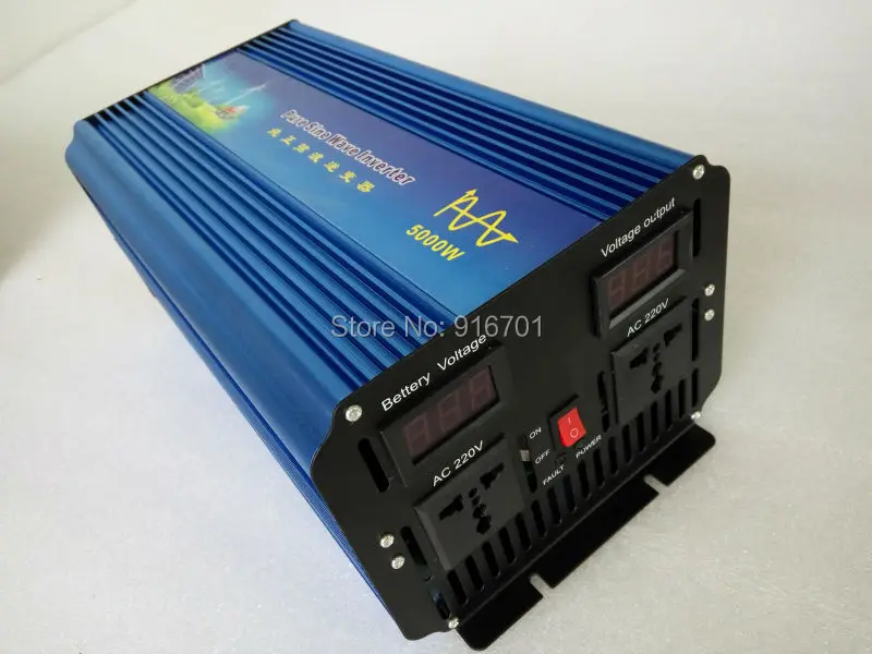 

5000W Pure sine wave Inverter dc to ac 24V to 120V 60HZ inverter free shipping