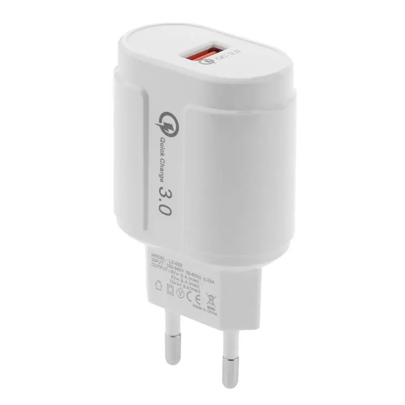 Быстрая зарядка 3 0 USB зарядное устройство 12 в QC3.0 быстрая 1 для Samsung S10 S9 Xiaomi Mi 9