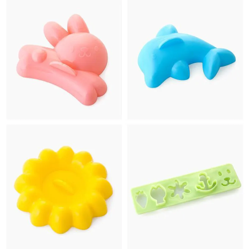 4 шт./компл. мультяшный кролик в форме дельфина искусственная форма для суши