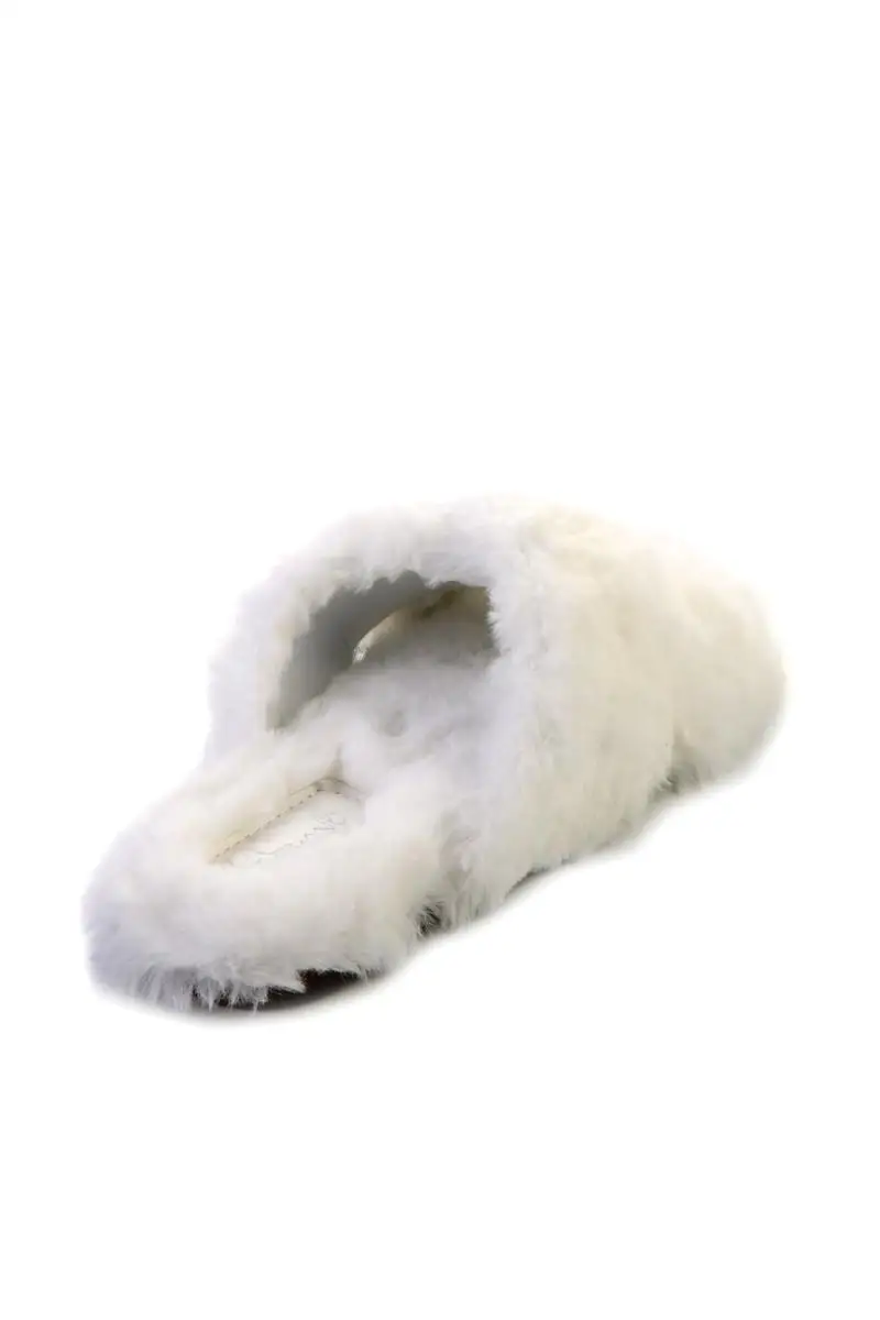 Белые женские лоферы Bambi F0384129097|Тапочки| |