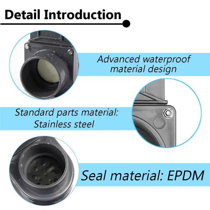 Горячая Распродажа DN32/DN40/DN50/DN65/DN80 НПВХ EPDM канализационные задвижки промышленность Тяговая пластина смесительный клапан 2,5 дюйма/2 дюйма/3,5 дюйма/3 дюйма/дюйма