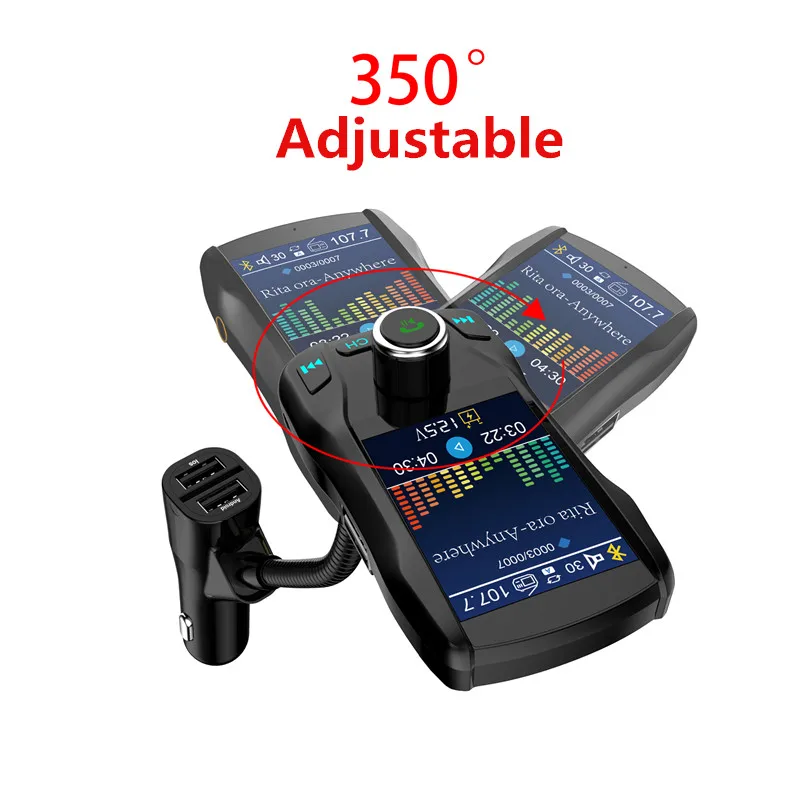 Автомобильный fm-передатчик беспроводной Bluetooth комплект громкой связи 350