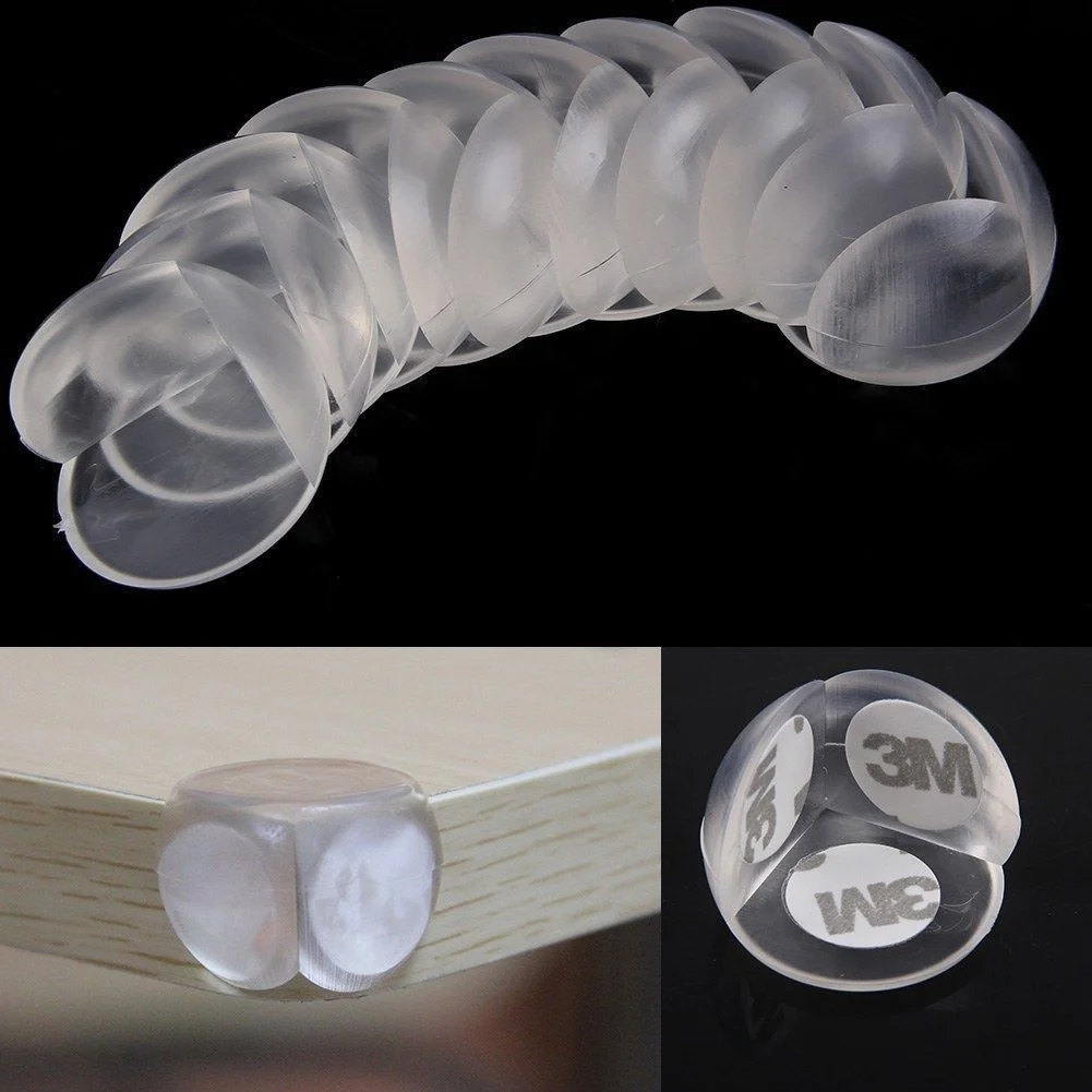 

10Pcs Table Desk Corner Edge Guard Cushion Baby Safety Bumper Protector Clear