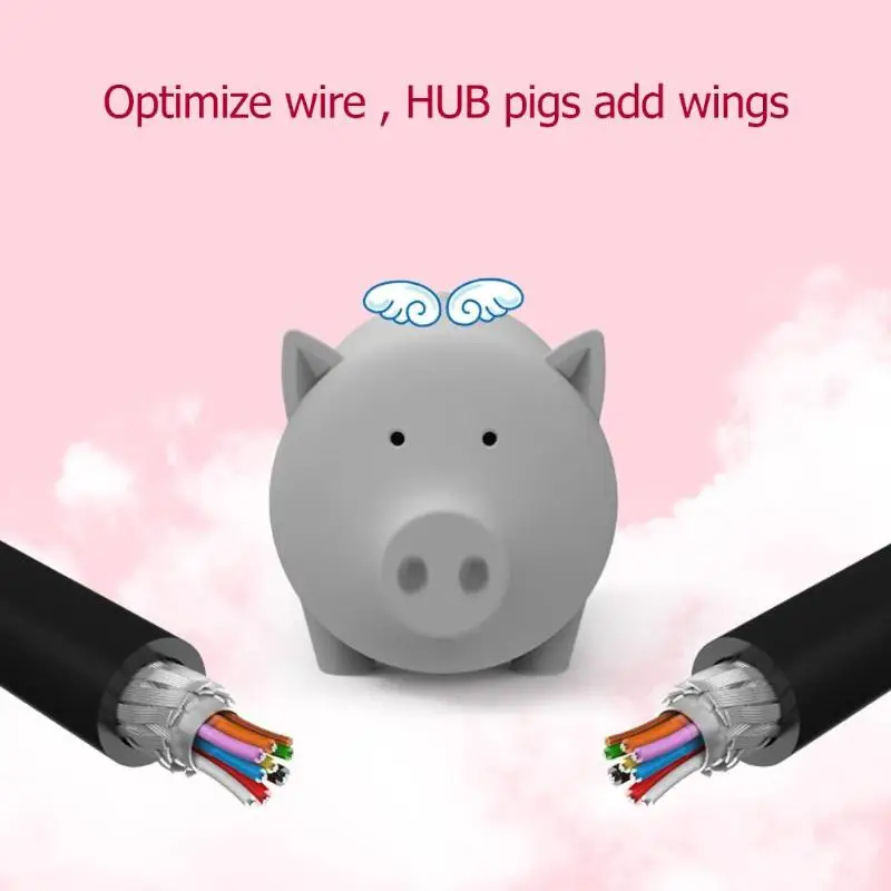 ORICO милый поросенок 3 порты и разъёмы USB 0 концентратор OTG адаптер Card Reader для ПК
