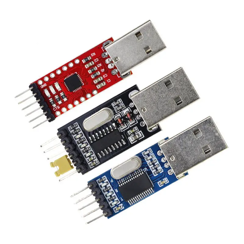 PL2303 CP2102 CH340G модуль USB к TTL адаптеру с 4 контактами DuPont Line Kit|Аксессуары для MP3