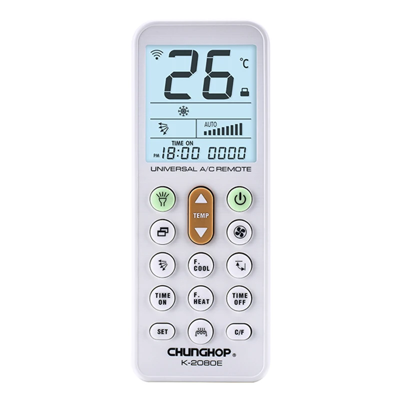 CHUNGHOP Telecomando Universal per Climatizzatori K 2080E Универсальный ЖК дисплей|Пульты ДУ| |