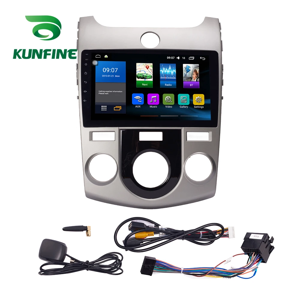Восьмиядерный 1024*600 Android 8 1 автомобильный DVD GPS навигационный плеер Deckless стерео для
