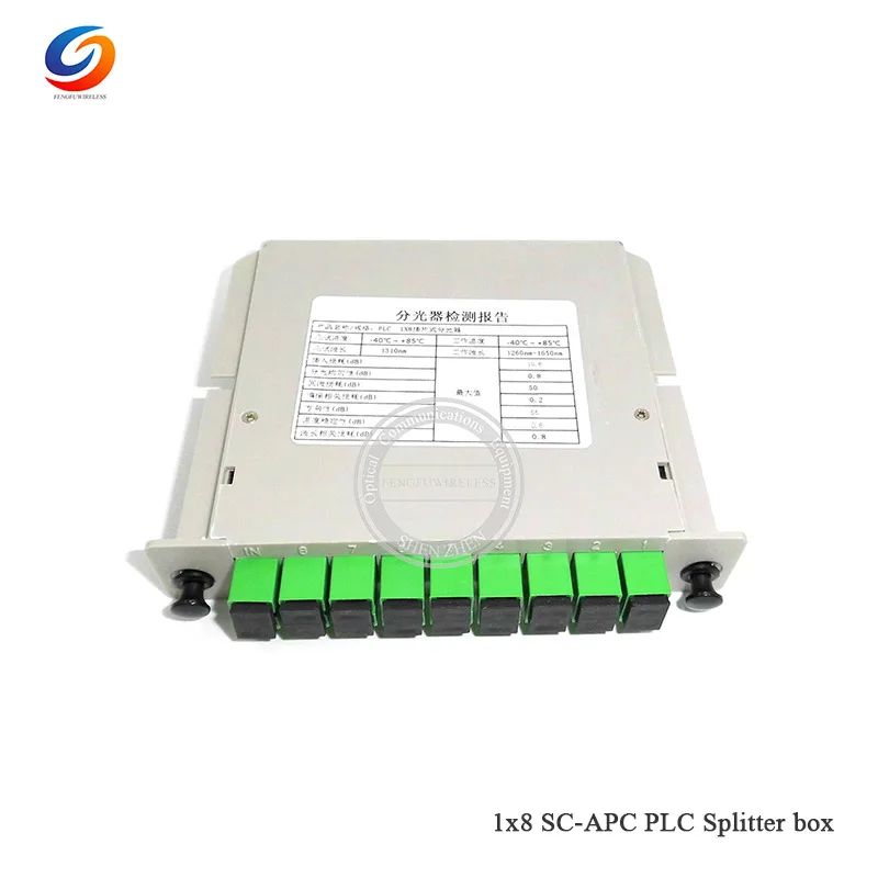 Бесплатная доставка распределительный модуль e-Packet 1x8 LGX Box вставка кассеты SC/APC PLC