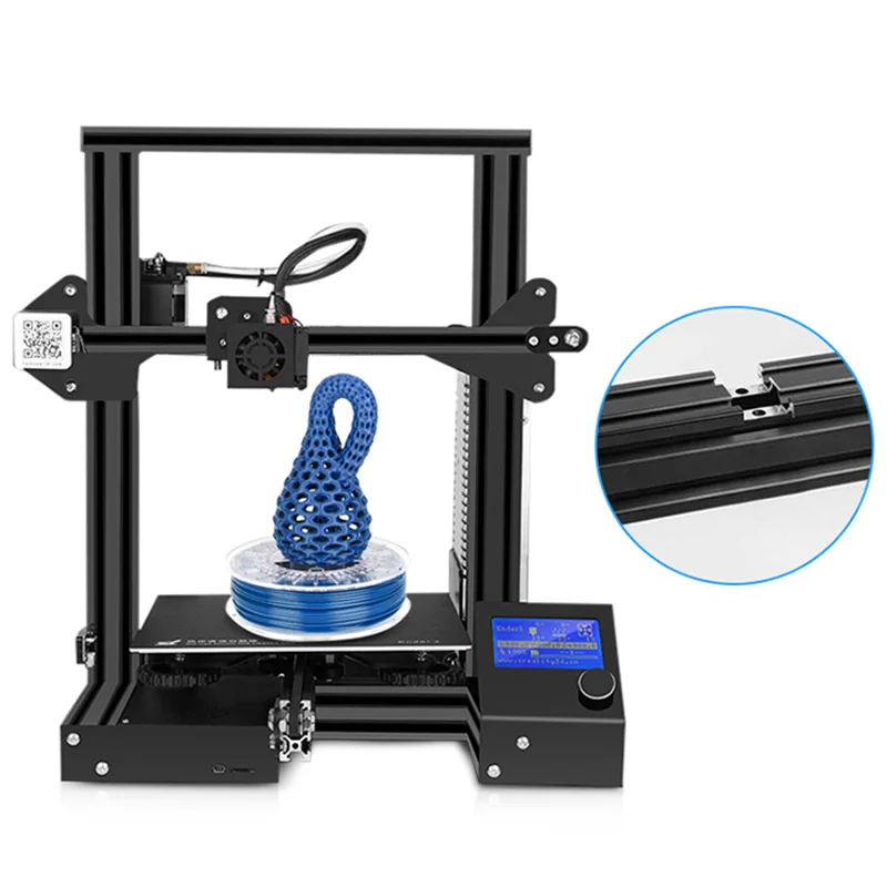Creality Ender 3 настольный 3D принтер набор Prusa I3 DIY 220x220x250 мм MK8 экструдер 1 75 0 4 сопло