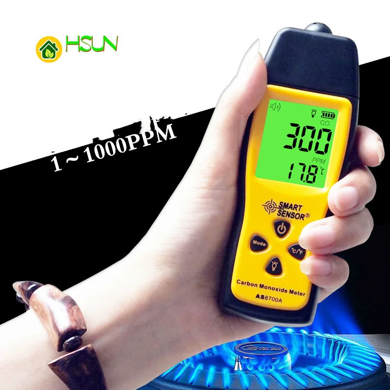 Портативный тестер CO gas 1 ~ 1000ppm | Инструменты