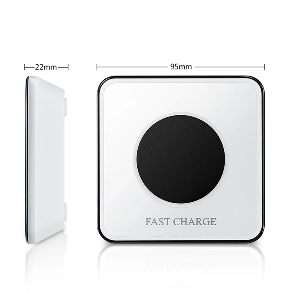 LED Night Lamp Qi Wireless Charger Fast Charging Pad Dock for Phone Charge Induction | Лампы и освещение