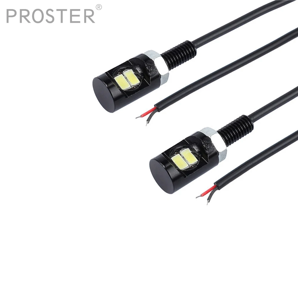 Proster 1 пар/уп. яркий белый светодиод Универсальный 12 В номерной знак передняя